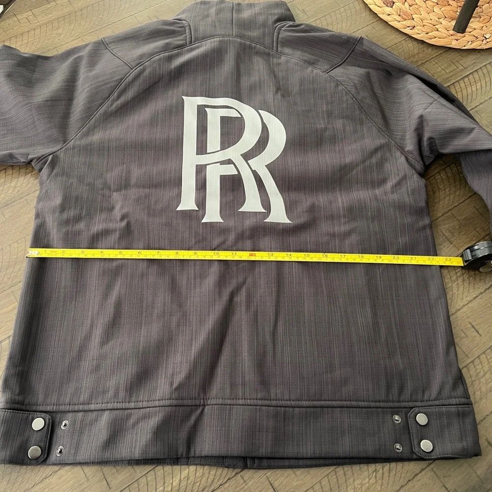 NWT Maximalist Rolls Royce Logo North End Sport Performance Jacket Charcoal Sz L